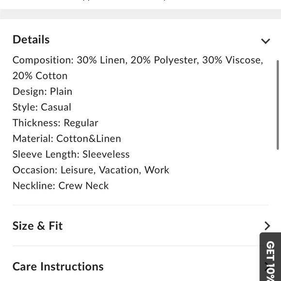 Commense White Sheath Maxi Dress Sleeveless Crew Neck - Picture 4 of 5